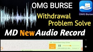 OMG Burse New upde Withdrawal problem Solve, OMG Costomer Care No,