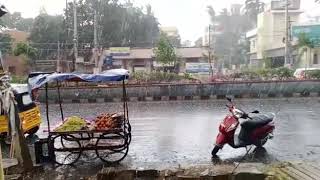 Hail Rain (Ice Balls) Sangareddy, Telangana/Power Lines