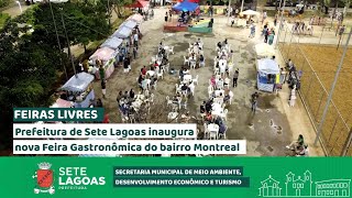 Prefeitura de Sete Lagoas inaugura nova Feira Gastronômica do bairro Montreal