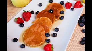 ENG - 🥞Organic protein pancakes🥞with apple and cinnamon