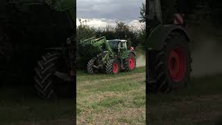 Fendt 724 und Tehnos Mulcher