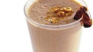 Date milkshake | Health Benefits of Dates Fruits with Milk | Low calories date milkshake