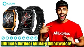 Unleash Your Adventure with the COLMI P73 Military Smartwatch! Best Waterproof Fitness Watch