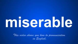 the correct pronunciation of misfallen in English.