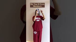 MY TOP 10 tops from meesho Faves! #shorts #shortvideo #fashion #meesho #amazon #music#song #spotify