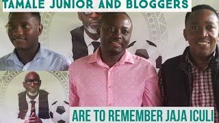 TAMALE JUNIOR,JOCAB OMUTUNZE WAMU NE'BA BLOGGER BAKUJUNKIRA JAJA ICULI OKUYITA MU KUSAMBA OMUPIIRA .