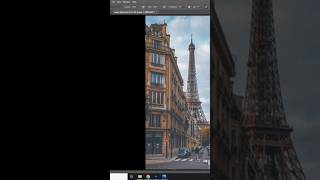 Easy way to make buildings in photoshop #shorts #photoshop