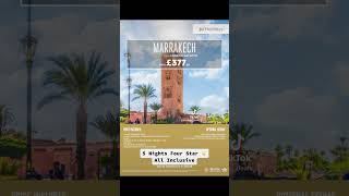 🎉 Dreaming of an exotic getaway? 🏝️ Look no further! 🕌✈️Explore Marrakech from just £377 🌟✨