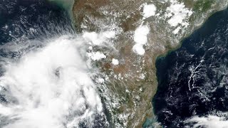 Nisarg Cyclone In India Video.||