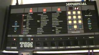 Sequential Tom drum machine demo