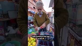 80 Year Old uncle selling Lemon Soda for Living ❤😍 #shorts #streetfoods #challenge