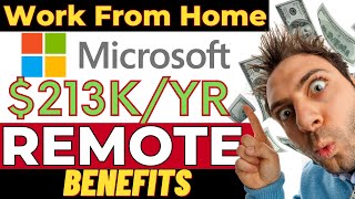 Microsoft - $213K - Earn Money Online - REMOTE JOB - Work From Home - Job Opening