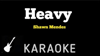 Shawn Mendes - HEAVY | Karaoke Guitar Instrumental