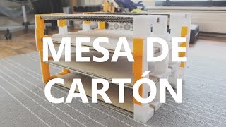 Cómo hacer una mesa de cartón con una impresora 3d o con materiales reciclados : Muebles de cartón