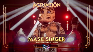 El Hipopótamo canta 'Baby don't hurt me' | Mask Singer: Adivina quién canta