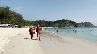 🏖️🇹🇭☀️ Amazing beach walk in THAILAND - Beach PARTY -  Patong BEACH 4K video