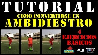 TUTORIAL: CONVIÉRTETE EN AMBIDIESTRO || 4 EJERCICIOS BÁSICOS ||