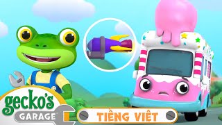 Xe Kem Tên Lửa | Xe TảI Dành Cho Trẻ Em | @GeckosGarageVietnamese