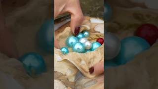 Pearls in Oyster || #short #shortvideo #gemstone #quartz #shorts #stone