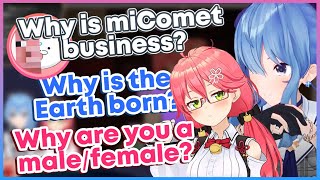 Suisei and Miko answers to "Why is miComet Business?"【Hololive | Eng Sub】