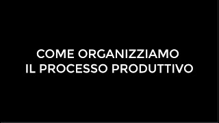 8 COME ORGANIZZIAMO IL PROCESSO PRODUTTIVO