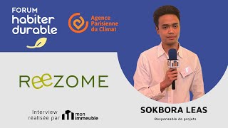 Forum Habiter Durable 2023 - Sokbora LEAS, responsable de projet chez REEZOME