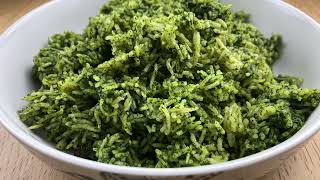 How to make a simple one pot rice? Spinach rice | Palak rice | Simple Indian Food | Pulao