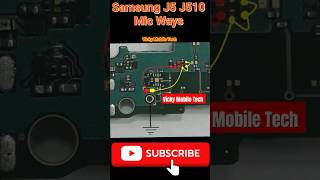 Samsung J5 J510 Mic Problem Jumper Solution Ways #schematic #shorts