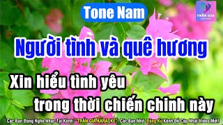 Người Tình Và Quê Hương Karaoke Tone Nam