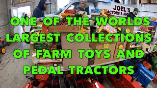 UNIQUE  AUCTION OF TOY TRACTORS ,PEDAL TRACTORS AND  TOY FARM EQUIPMENT