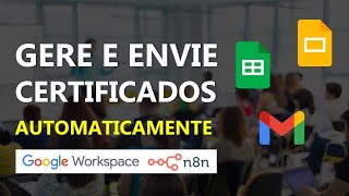 Gere e envie certificados de cursos e eventos automaticamente com n8n