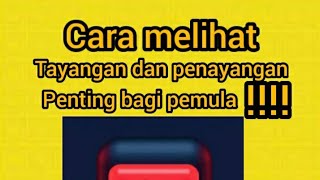 cara melihat tayangan dan penayangan