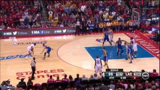 Draymond Green volleyball block in game 7 vs  CP3 Clippers 5-3-14