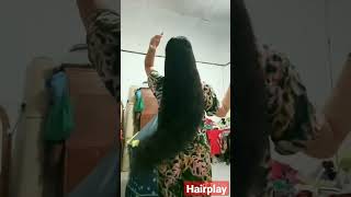 Mainin rambut panjang || longhair #shorts