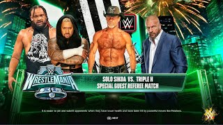 Solo Sikoa Vs Triple H - Shawn Michael Special Guest Referee Match | WWE 2k24