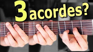 Solo TRES ACORDES EN GUITARRA necesite para APRENDER..