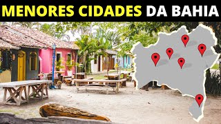 10 MENORES CIDADES DA BAHIA