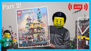 🔴 Lego Ninjago City Gardens Build and Chat | Part 2