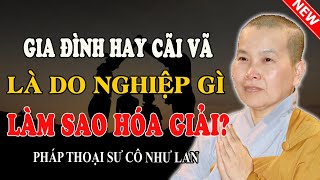 GIA ĐÌNH HAY CÃI VÃ LÀ DO NGHIỆP GÌ LÀM SAO HÓA GIẢI? (Ai Cũng Nên Biết) - Pháp Thoại Sư Cô Như Lan