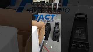 So many orders in production with different size TACT pro audio factory #proaudio