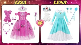 LISA OR LENA PRINCESS DRESS