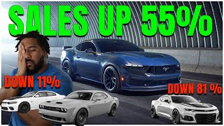 NOBODY is Buying Dodge Chargers & Challengers | Mustang sales up 55%...