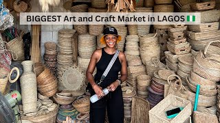 Exploring the Cheapest Art and Craft Market in Nigeria + Buying my First Plant | Vlog