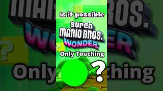 Super Mario. Bros Wonder ONLY Touching GREEN? #mario #supermariowonder #wonder #nintendo #gaming