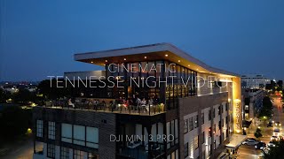 Cinematic Night Drone Video of Chattanooga, Tennessee. DJI Mini 3 Pro