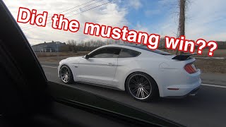 A10 Mustang GT Vs Cammed Pontiac G8! and other cars