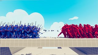 50x NINJA vs 50x SAMURAI | TABS Totally Accurate Battle Simulator