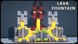 Minecraft: How to Make Lava Fountain