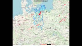 Przechodzenie frontu atmosferycznego.