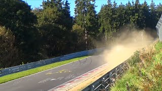 Highlights Touristenfahrten Nordschleife 3.10.14  Nice Cars&Sounds Almost Crash Green Hell Days